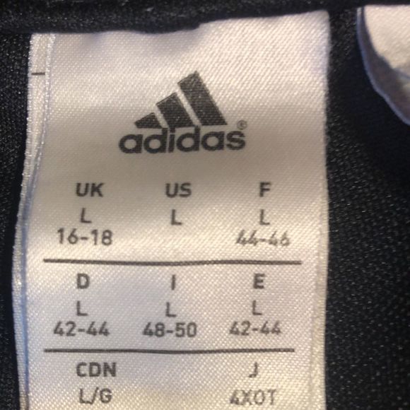 Adidas Track Pants M/Zip Ankles/Side Zipper Pockets/Wide Leg/Drawstring/elastic - Picture 12 of 14